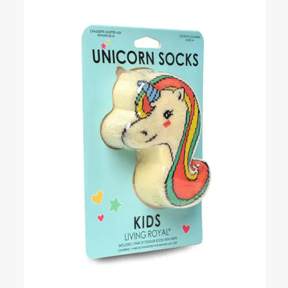 3D Packaged Kids Crew Socks- Unicorn "Stay Magical" - Summit and Nest