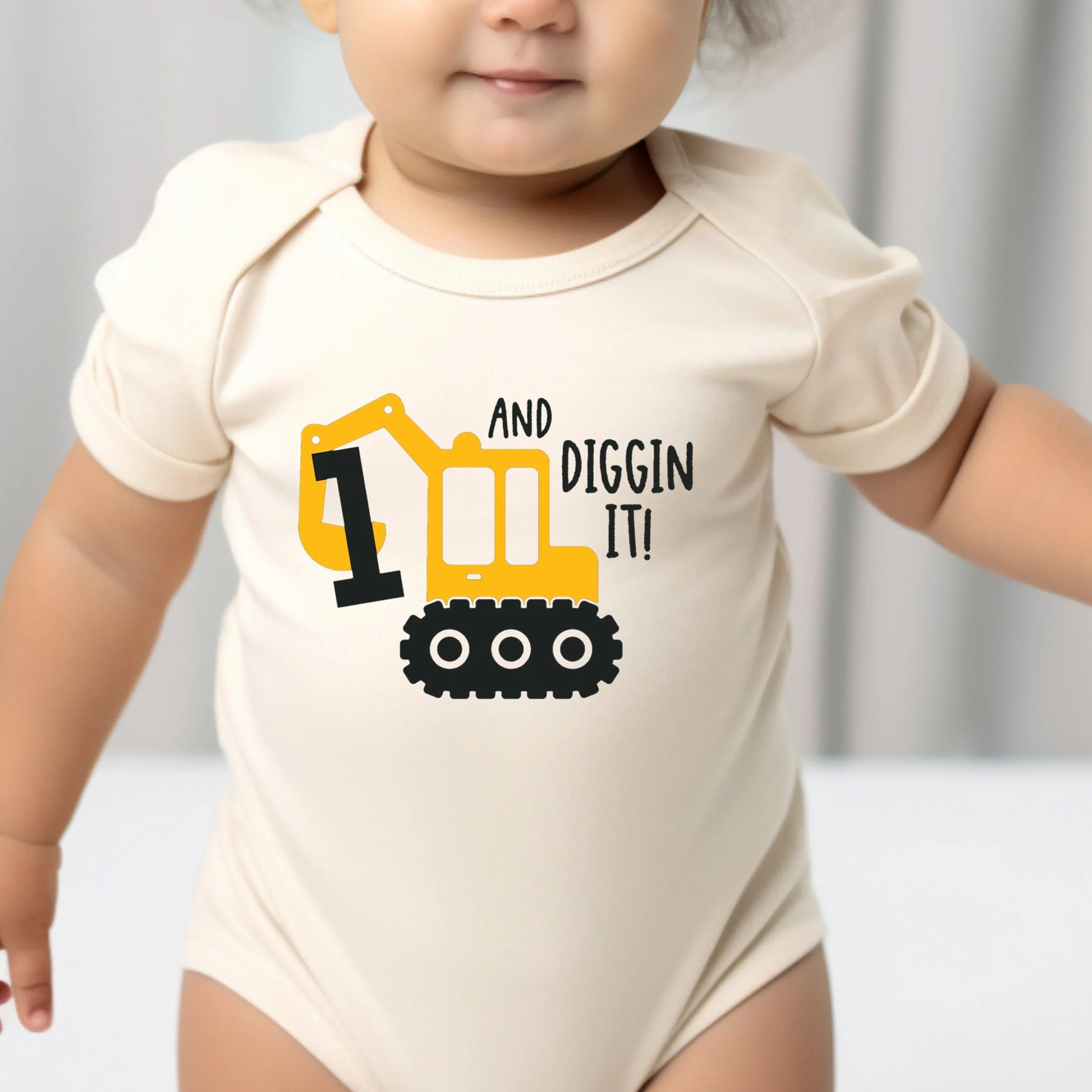 Diggin it birthday (Customized)- Children's shirt and infant bodysuit - Summit and Nest