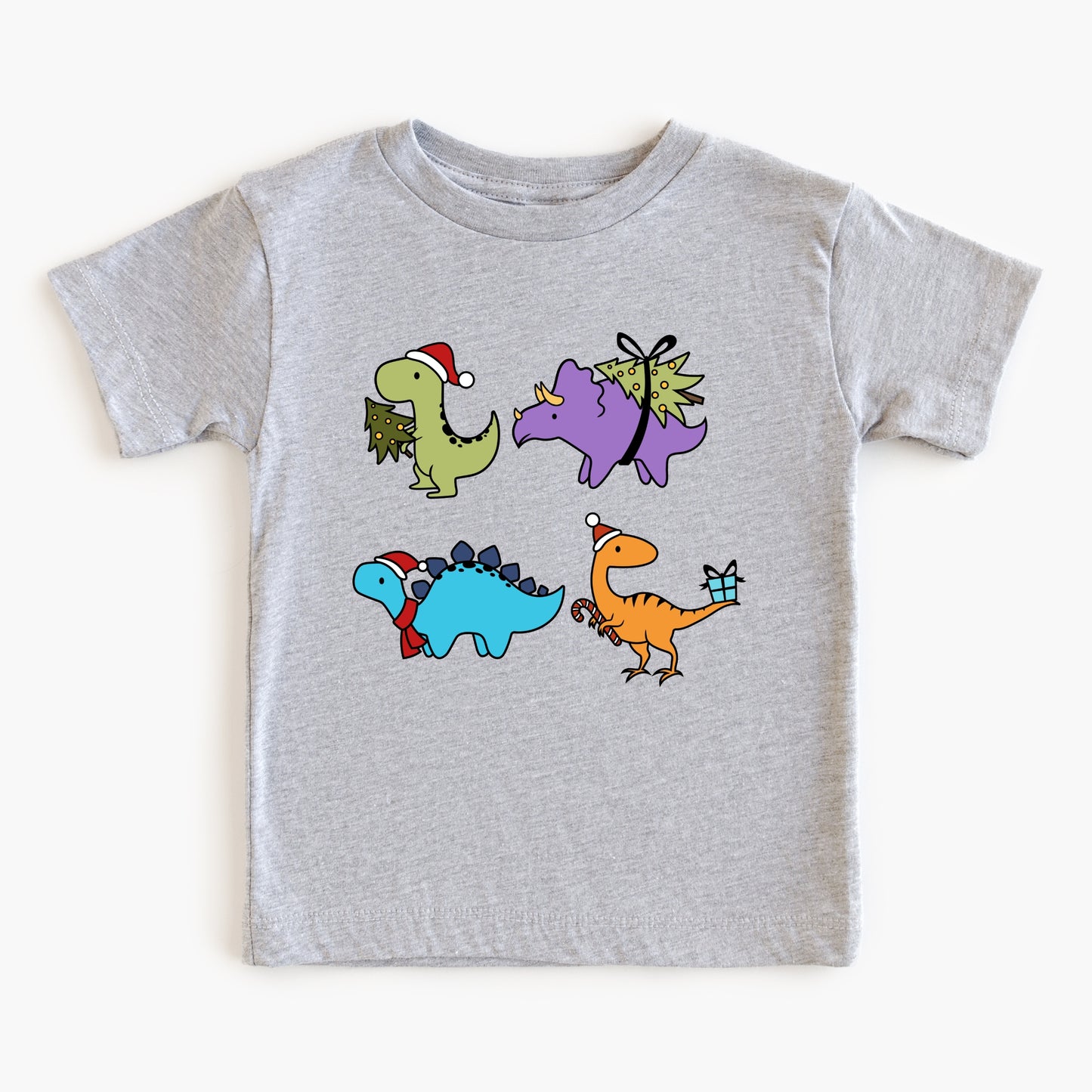 Christmas dinos- Children's shirt and infant bodysuit - Summit and Nest