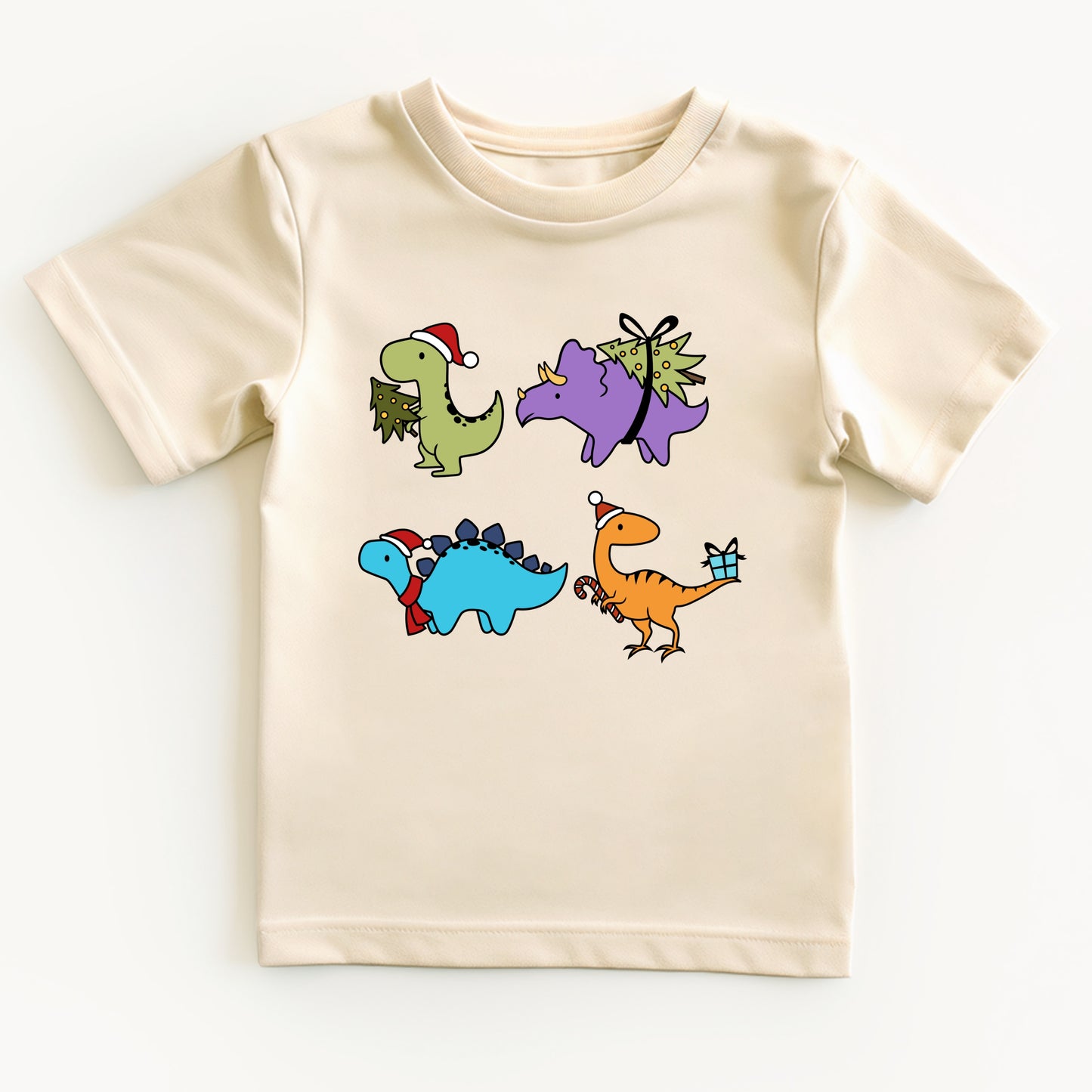 Christmas dinos- Children's shirt and infant bodysuit - Summit and Nest