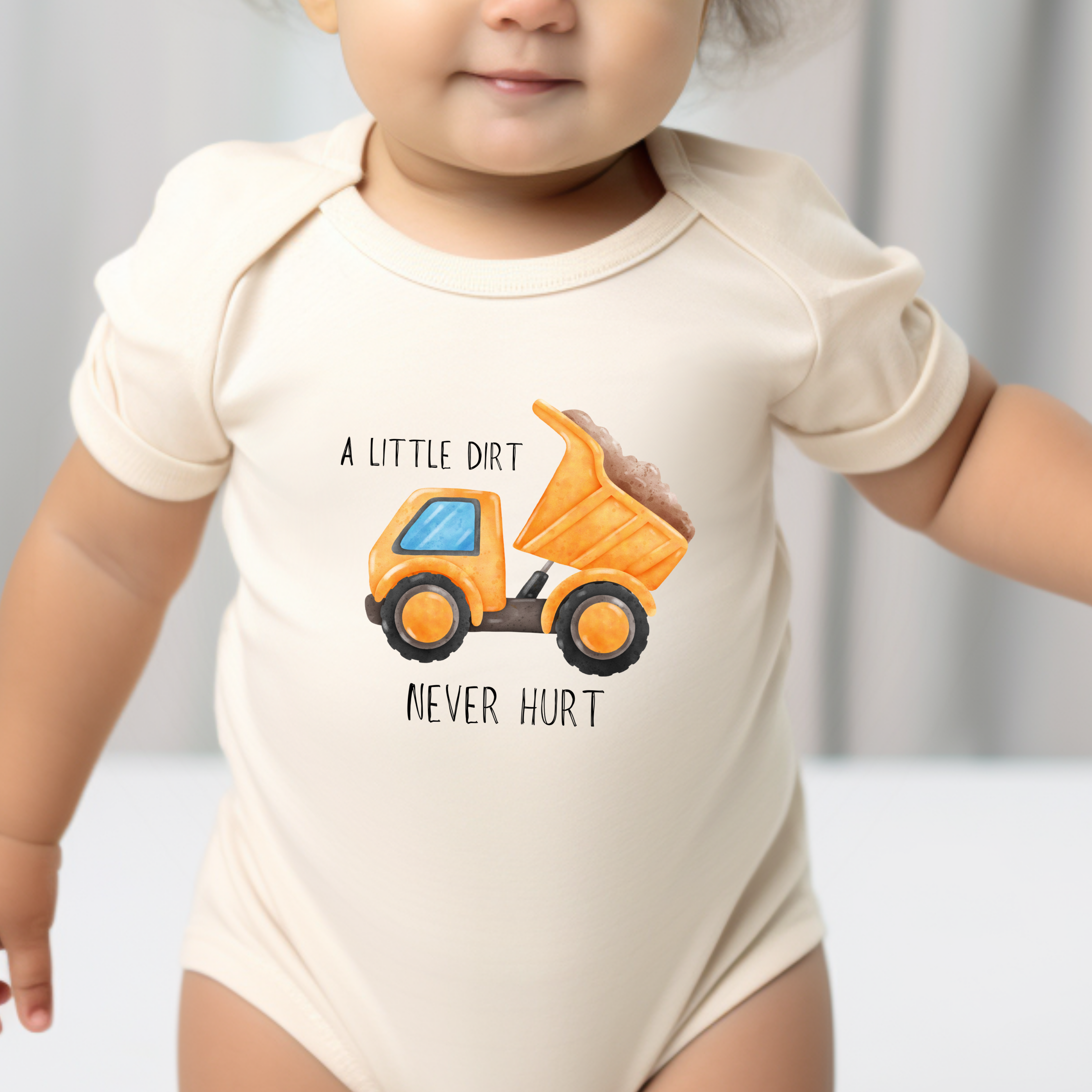 A little dirt never hurt- Short sleeve tee and infant bodysuit - Summit and Nest