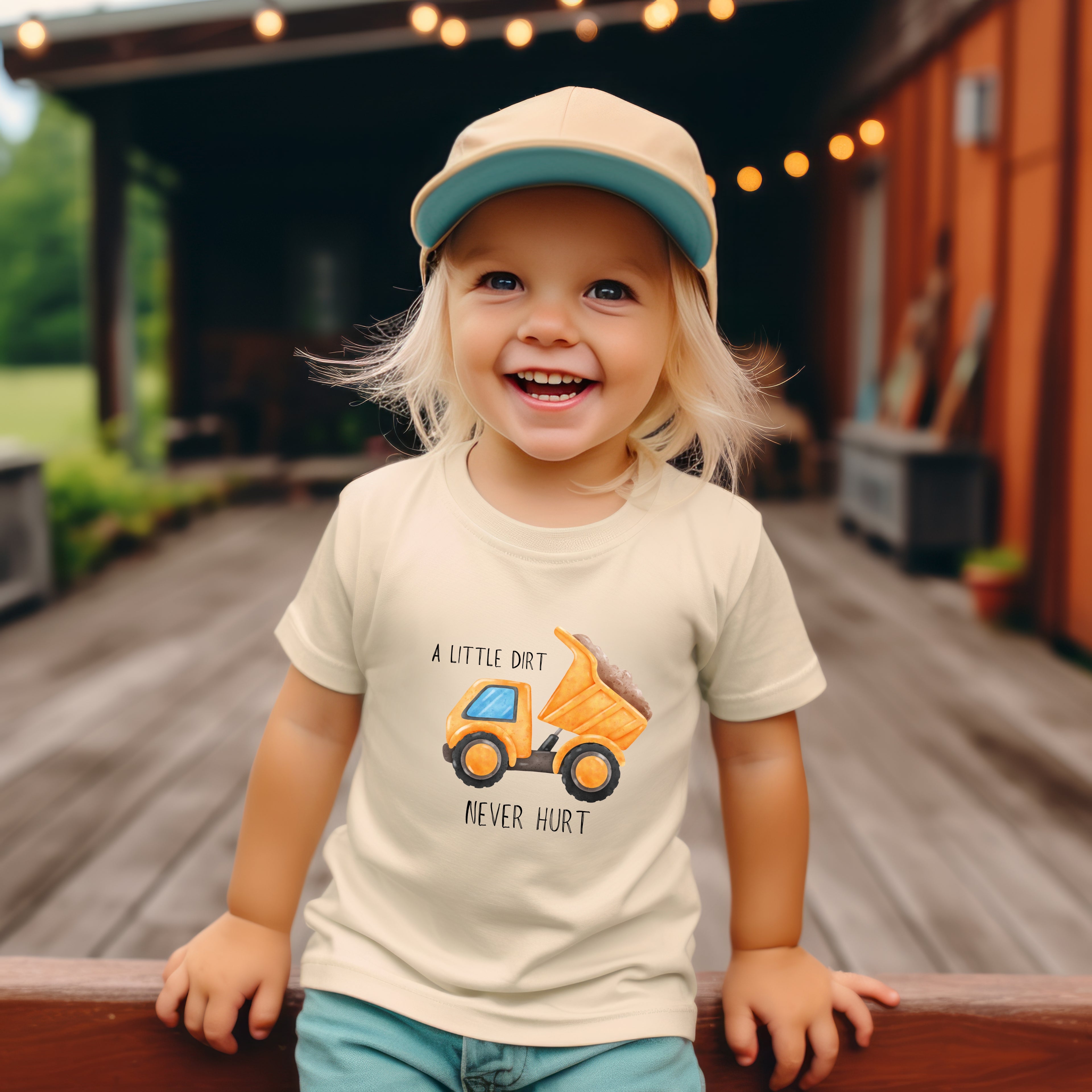 A little dirt never hurt- Short sleeve tee and infant bodysuit - Summit and Nest