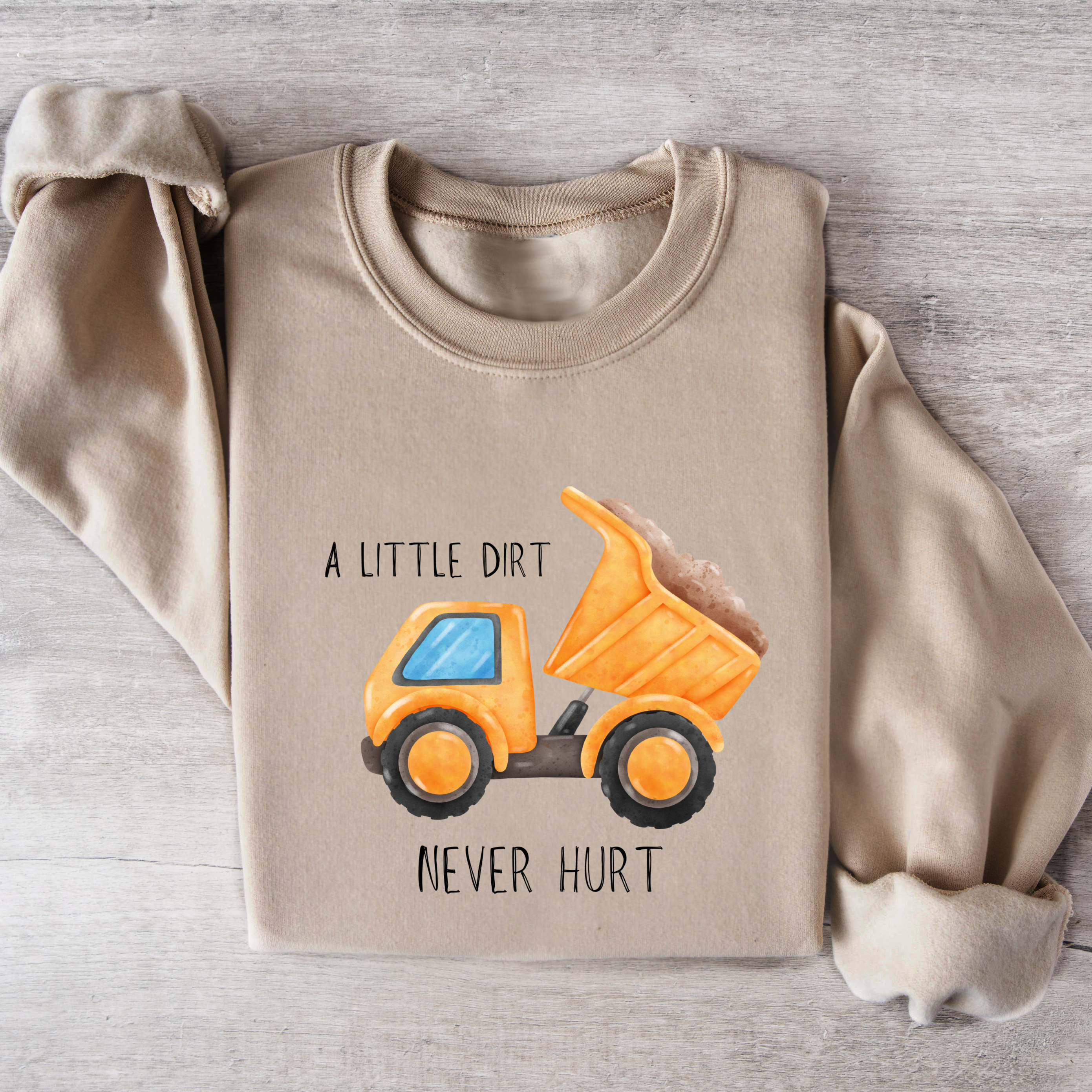 A little dirt never hurt- Organic cotton infant and toddler sweatshirt - Summit and Nest