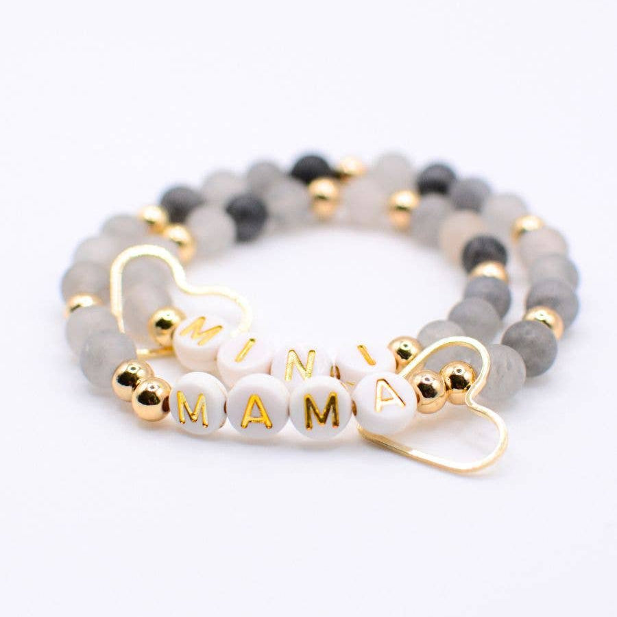 Mama and mini- Matching bracelet set - Summit and Nest