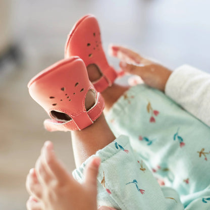 Mary Jane- Eco Steps Strawberry Pink - Summit and Nest