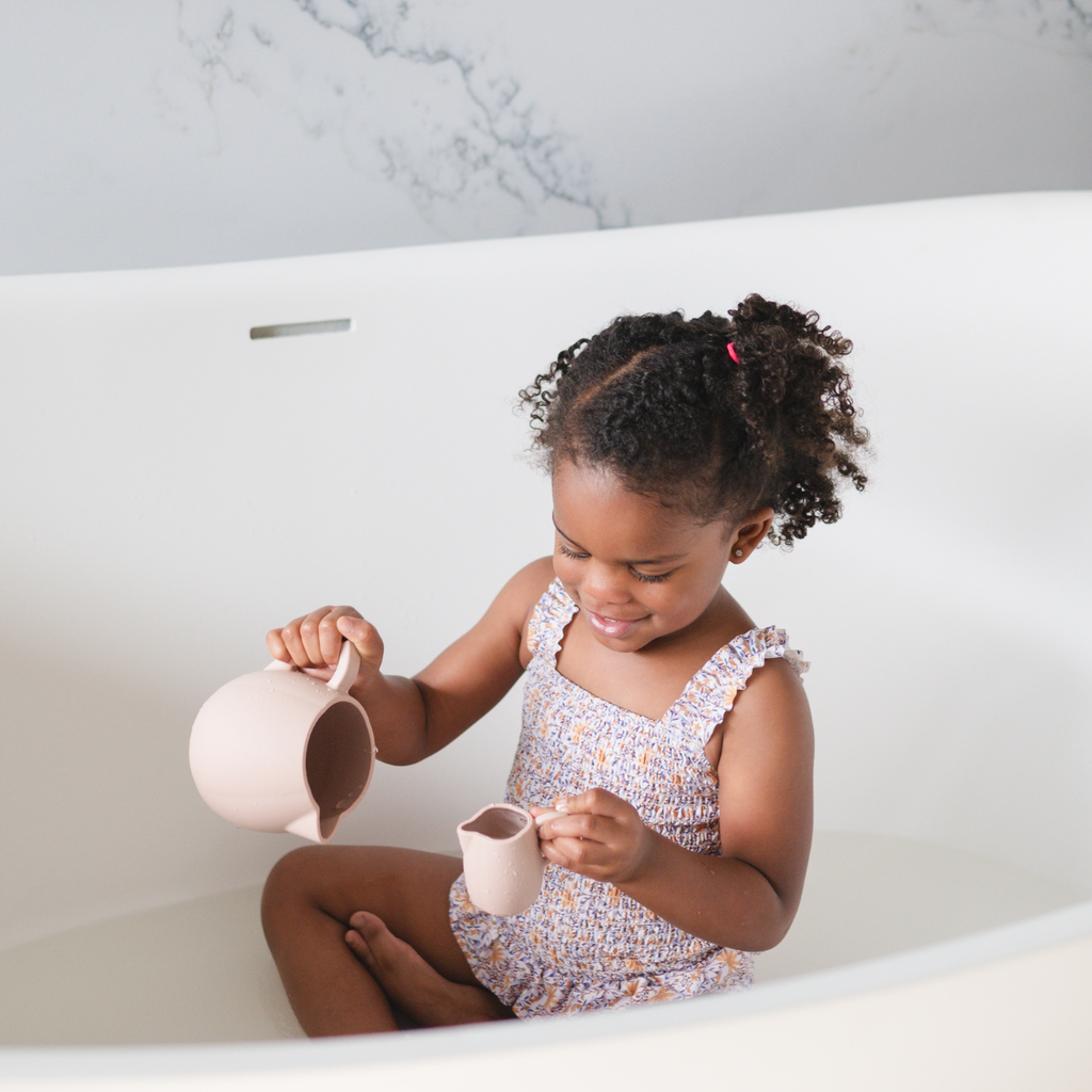 Silicone Tea Set- Petal | Kids Pretend Playset - Summit and Nest