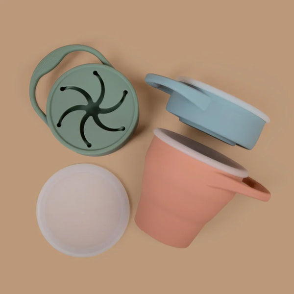 Foldable Silicone Snack Cup - Summit and Nest