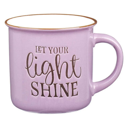Let Your Light Shine Purple Camp Mug - Summit and Nest