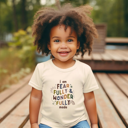 Fearfully and wonderfully made- Short sleeve tee and infant bodysuit - Summit and Nest