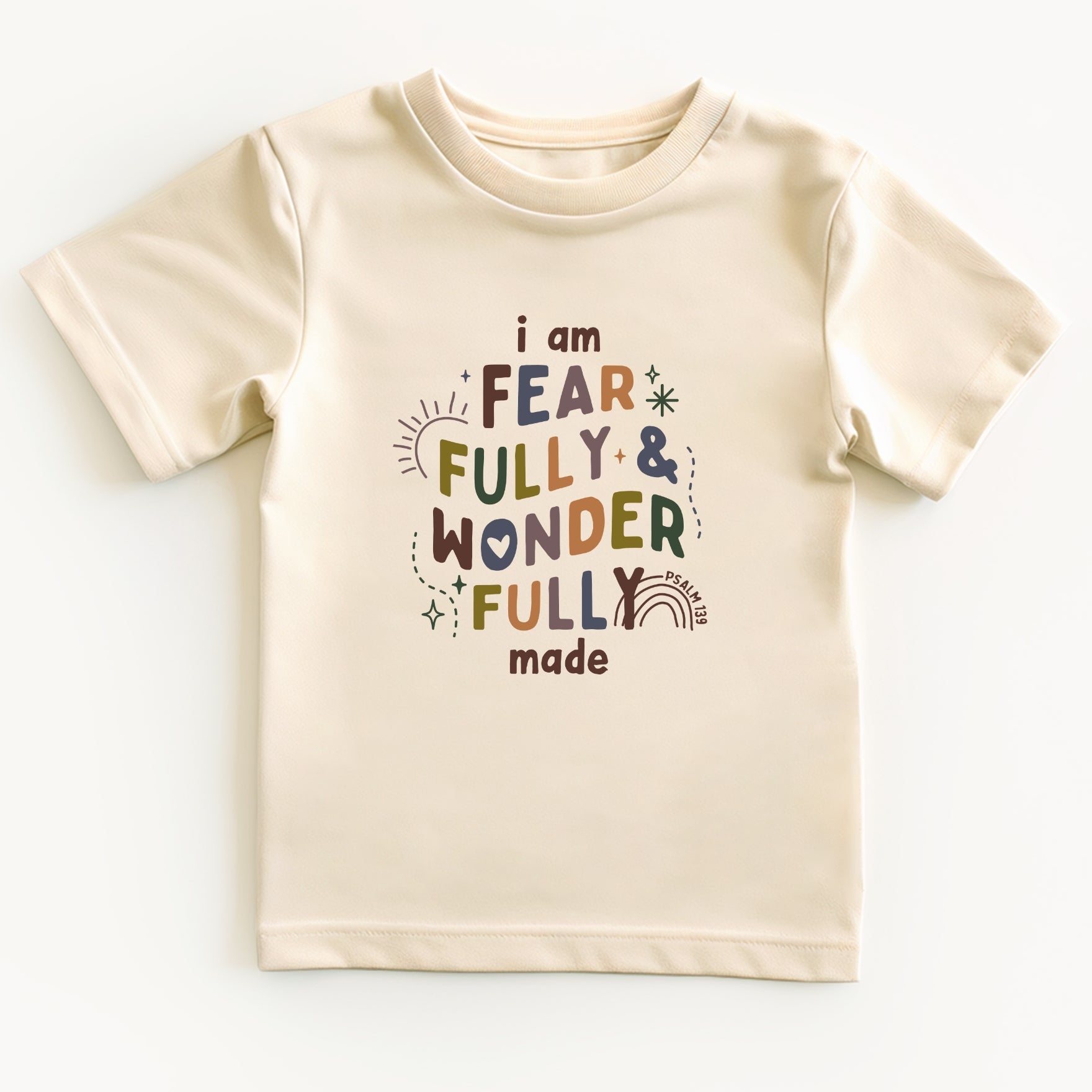 Fearfully and wonderfully made- Short sleeve tee and infant bodysuit - Summit and Nest