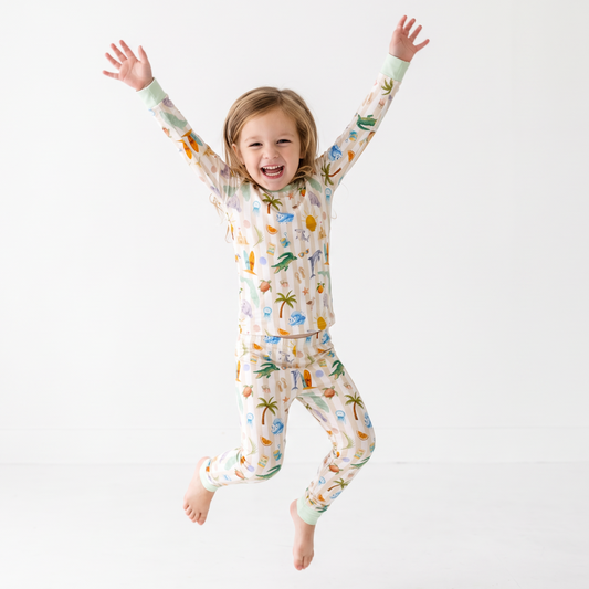 Sunshine State- Florida- Bamboo two piece pajama set- Toddler and big kid