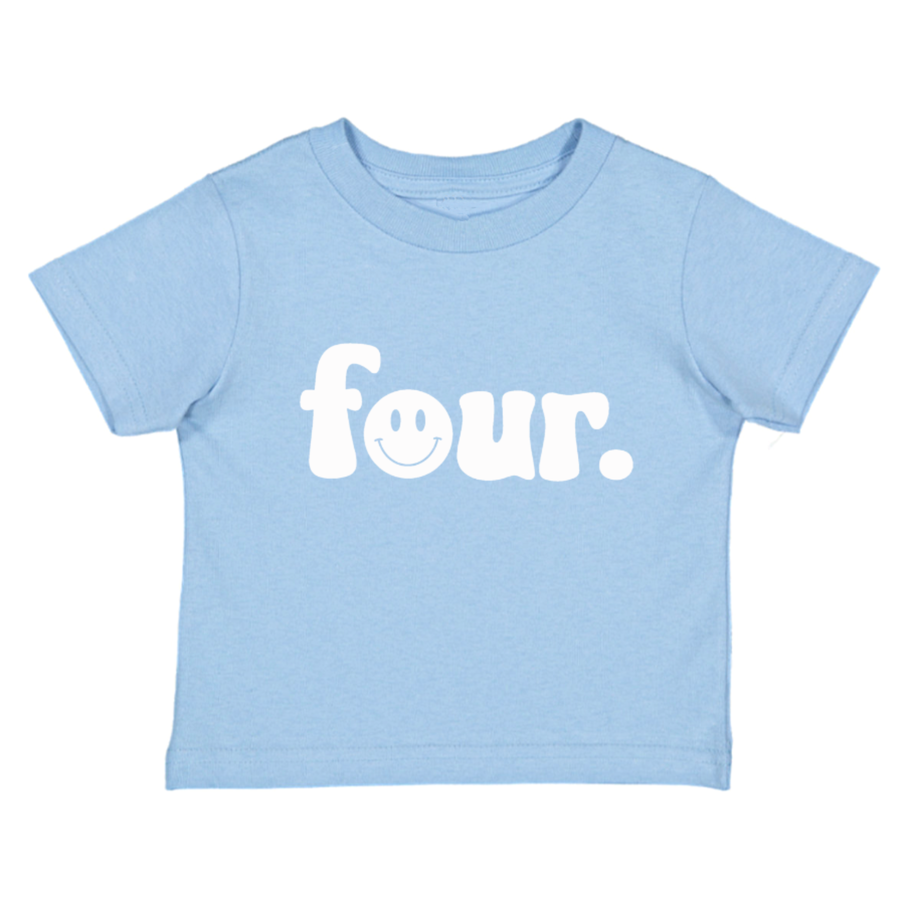Four. Fourth birthday- Children's shirt - Summit and Nest