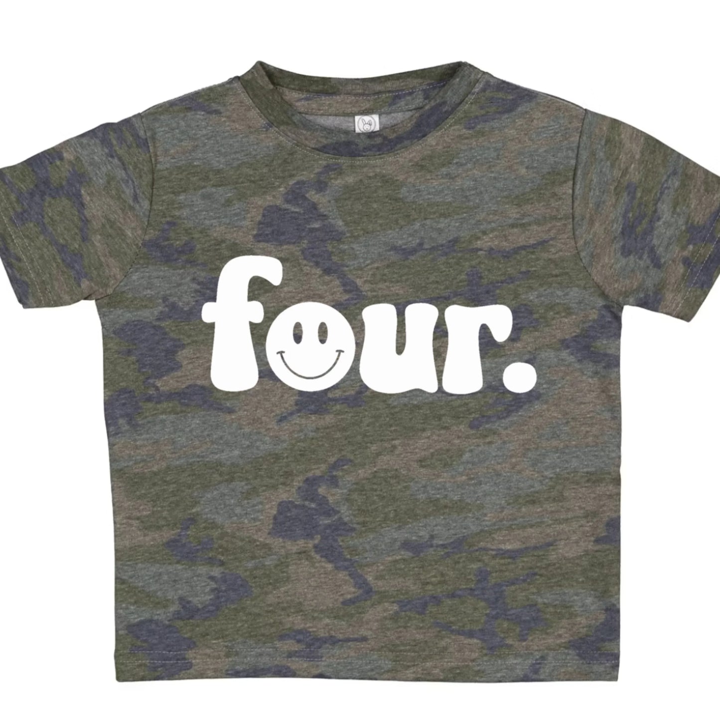 Four. Fourth birthday- Children's shirt - Summit and Nest