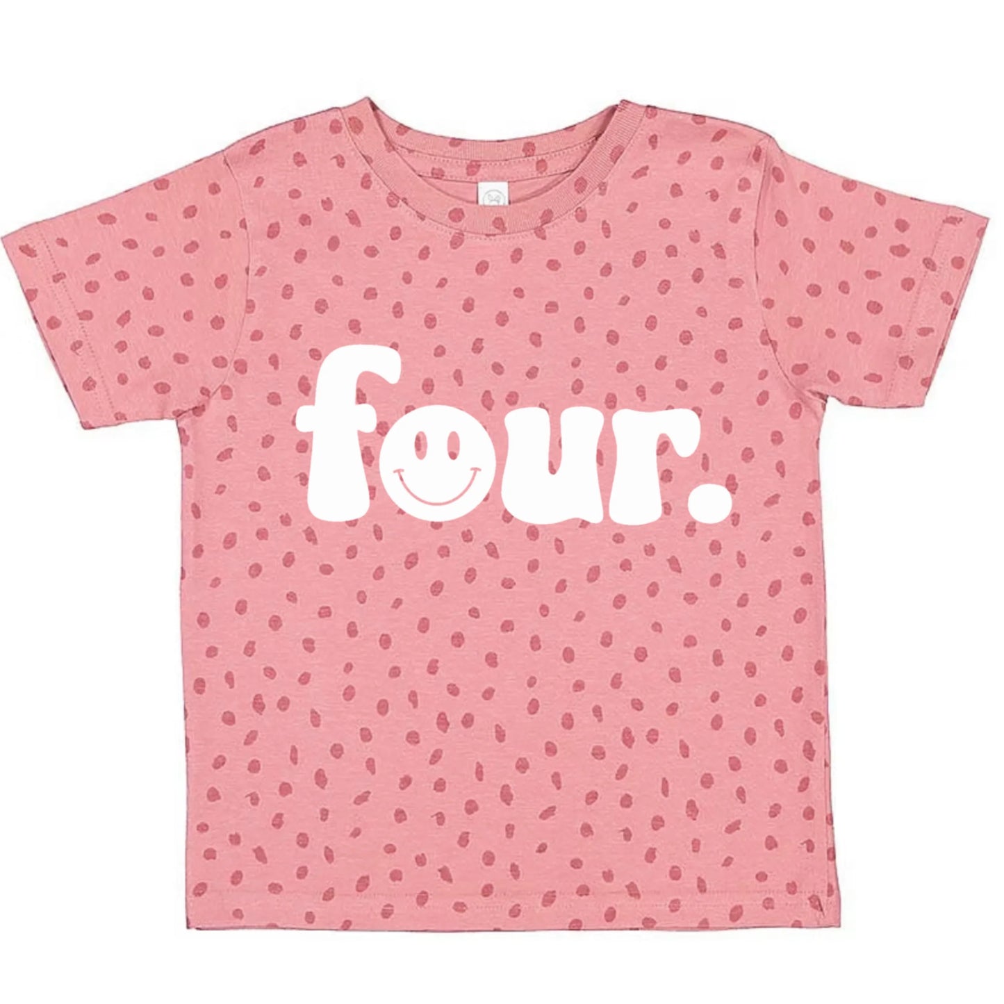 Four. Fourth birthday- Children's shirt - Summit and Nest