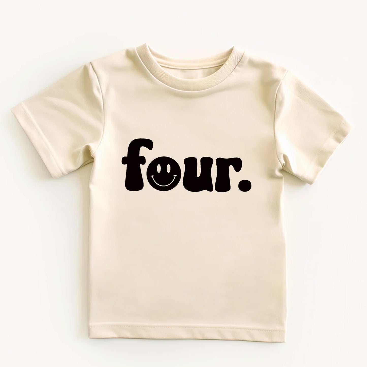 Four. Fourth birthday- Children's shirt - Summit and Nest