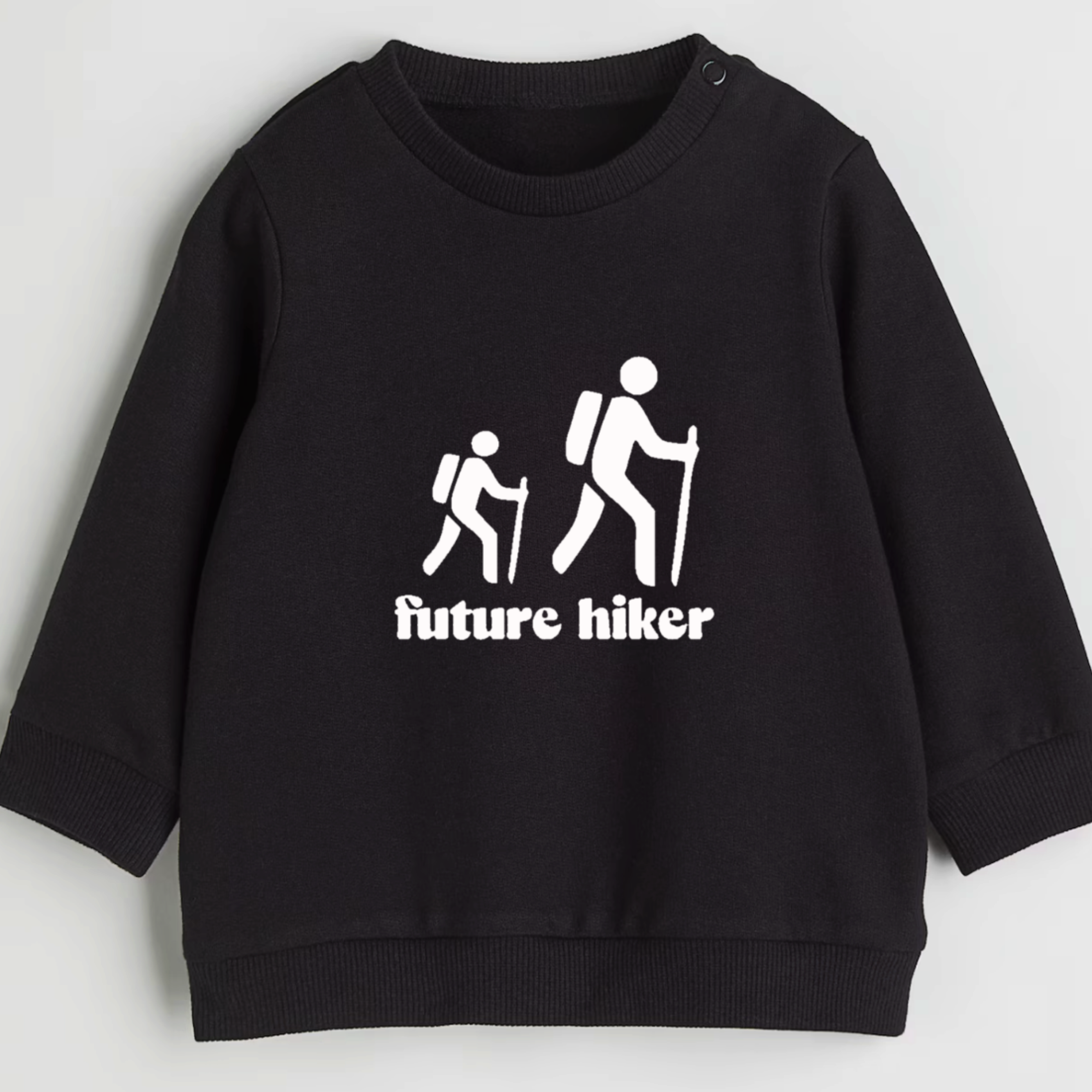 Future hiker- Organic cotton infant and toddler sweatshirt - Summit and Nest