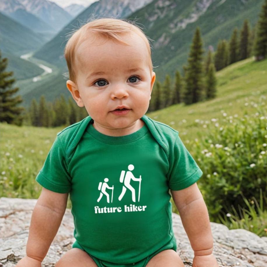 Future hiker- Children's shirt and infant bodysuit - Summit and Nest