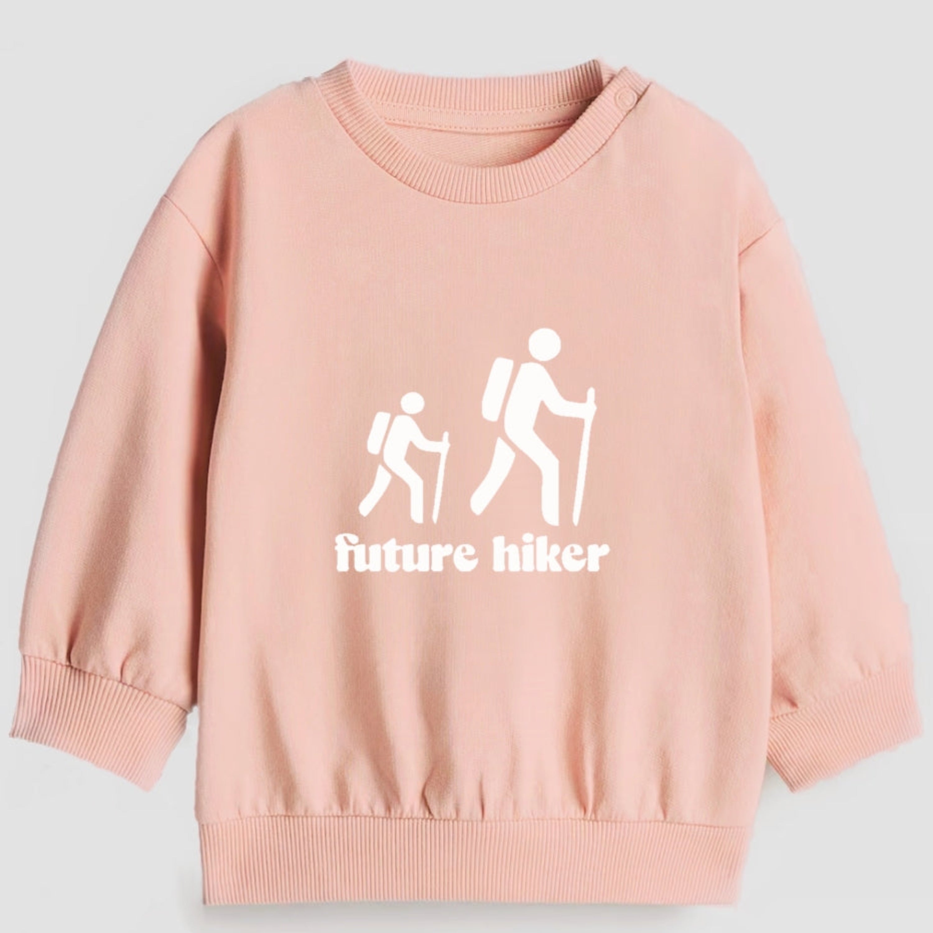 Future hiker- Organic cotton infant and toddler sweatshirt - Summit and Nest