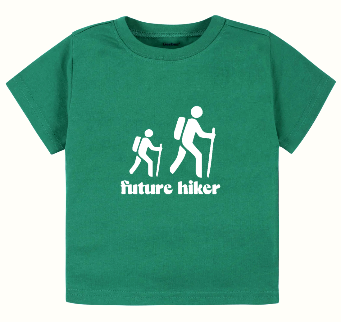 Future hiker- Children's shirt and infant bodysuit - Summit and Nest