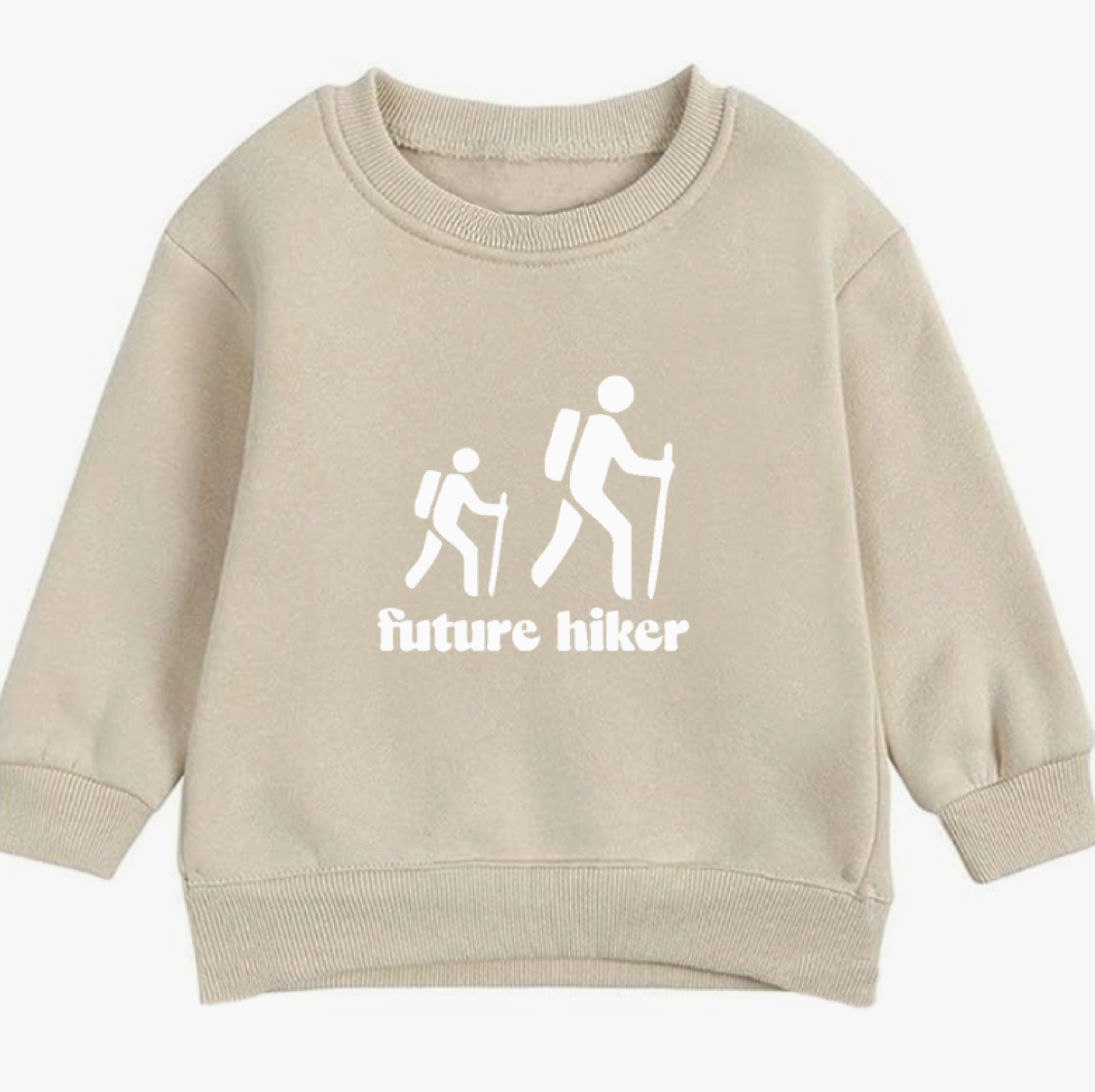 Future hiker- Organic cotton infant and toddler sweatshirt - Summit and Nest