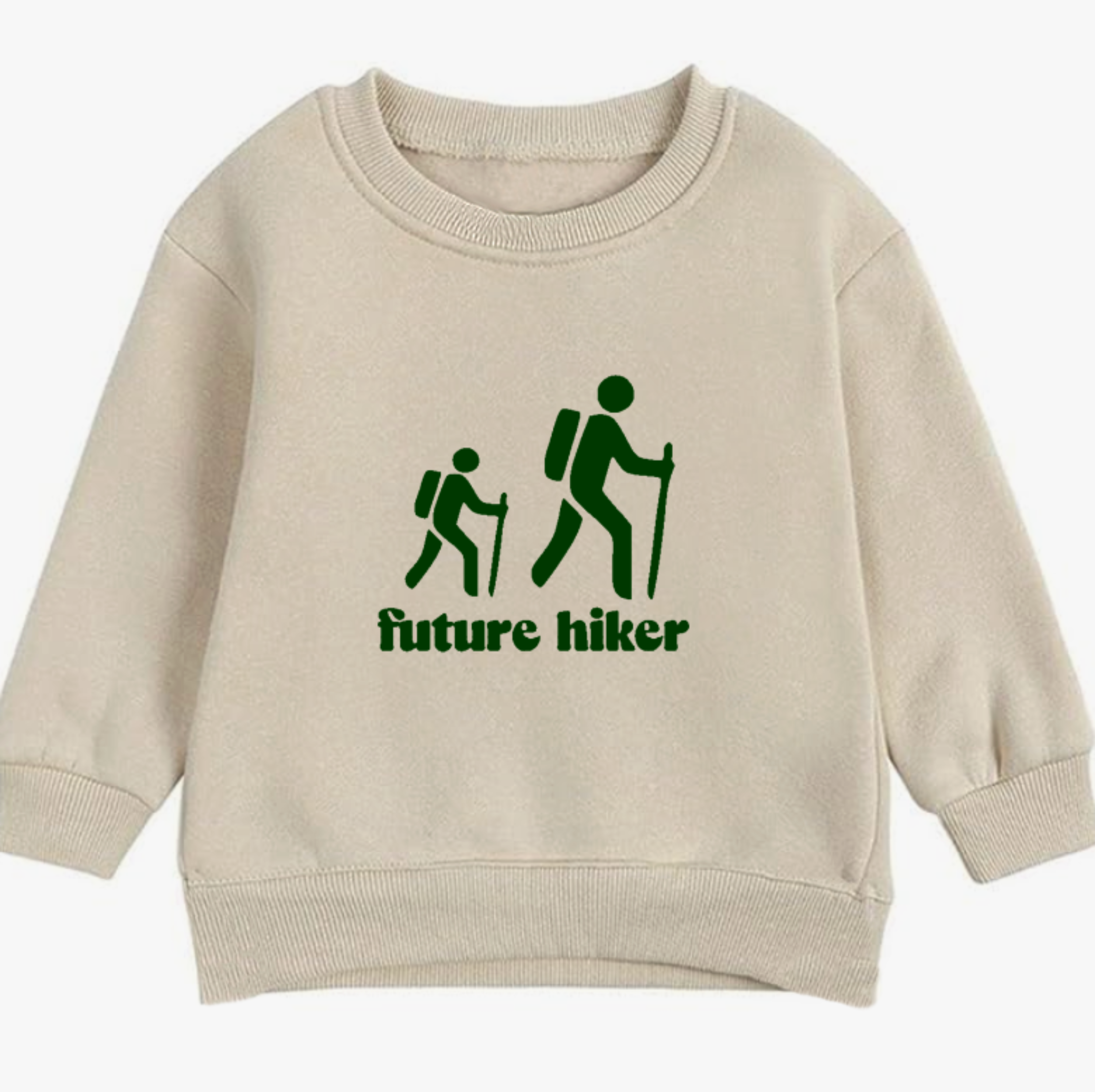 Future hiker- Organic cotton infant and toddler sweatshirt - Summit and Nest