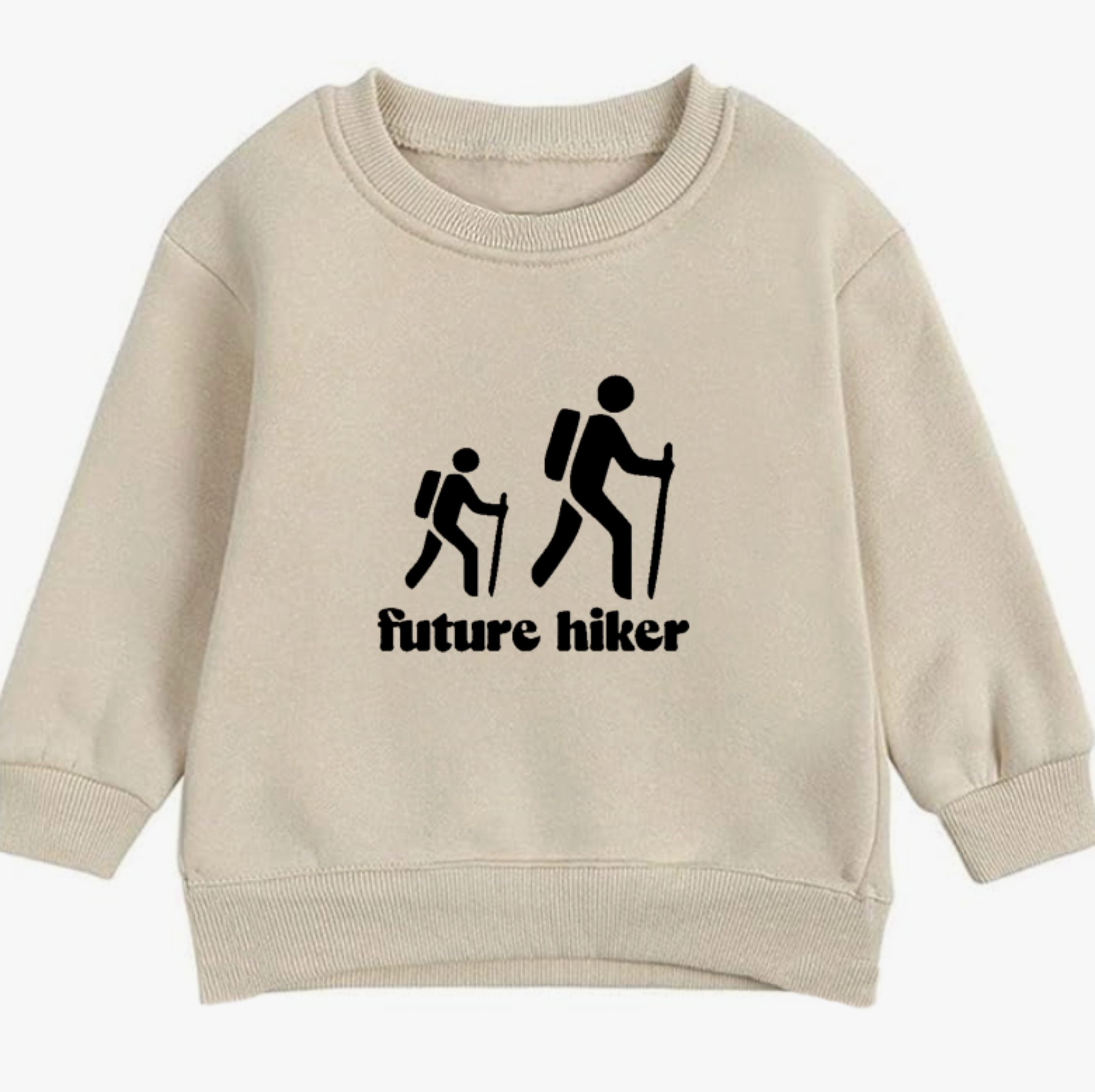 Future hiker- Organic cotton infant and toddler sweatshirt - Summit and Nest