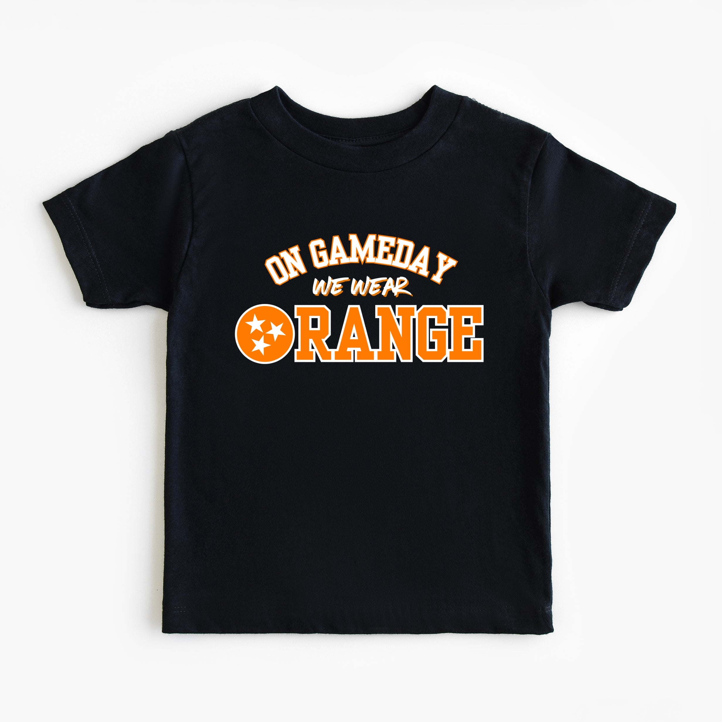 On game day we wear orange- Tennessee children's shirt and infant bodysuit - Summit and Nest