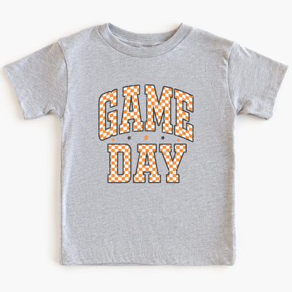 Vintage game day- Orange and white- Children's shirt and infant bodysuit - Summit and Nest