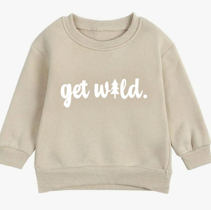 Get wild.- Organic cotton infant and toddler sweatshirt - Summit and Nest