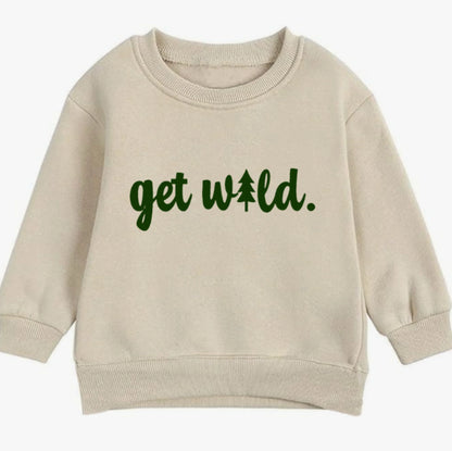 Get wild.- Organic cotton infant and toddler sweatshirt - Summit and Nest