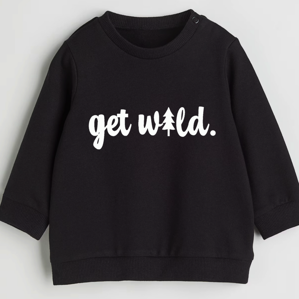 Get wild.- Organic cotton infant and toddler sweatshirt - Summit and Nest
