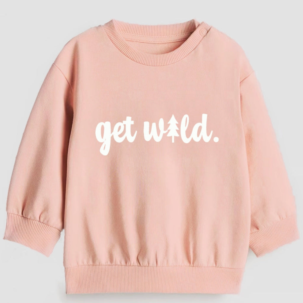 Get wild.- Organic cotton infant and toddler sweatshirt - Summit and Nest