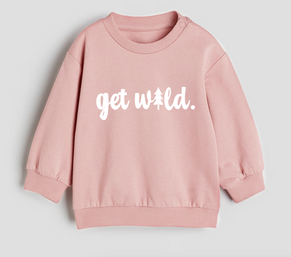 Get wild.- Organic cotton infant and toddler sweatshirt - Summit and Nest