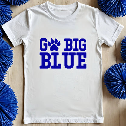 Go Big Blue- Children's shirt and infant bodysuit - Summit and Nest