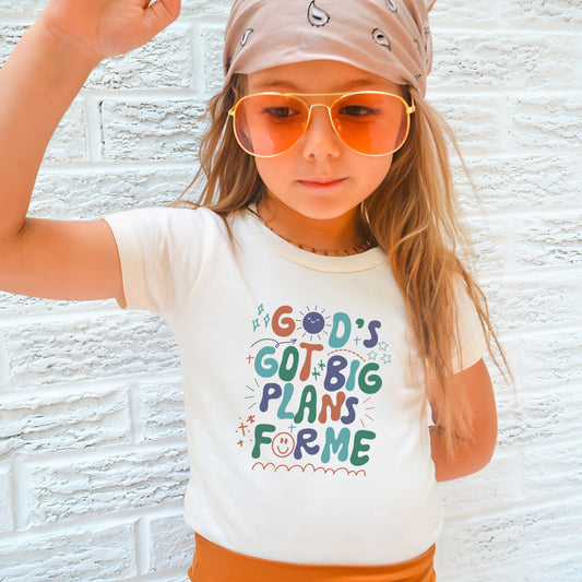 God's got big plans for me- Children's short sleeve tee and infant bodysuit