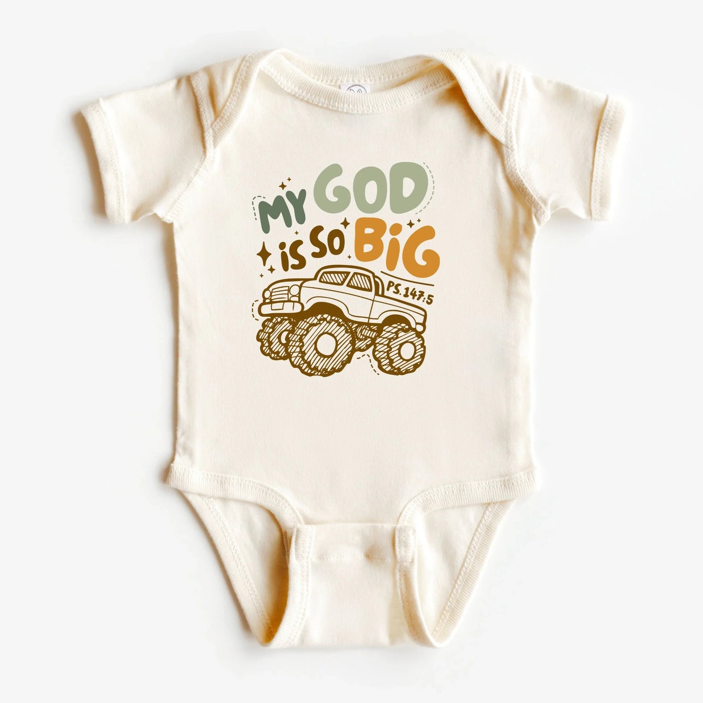 My God is so big- Short sleeve tee and infant bodysuit - Summit and Nest