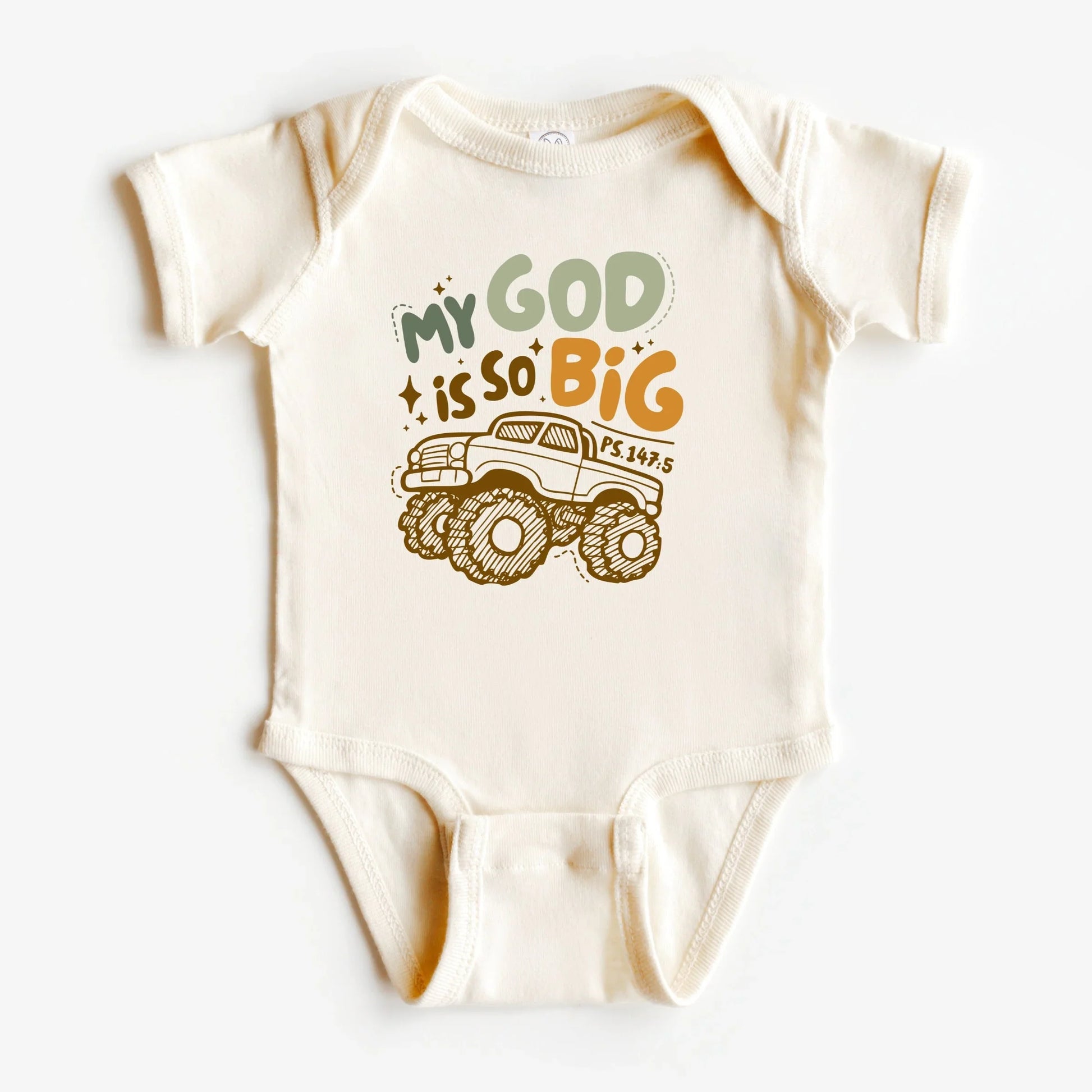 My God is so big- Short sleeve tee and infant bodysuit - Summit and Nest