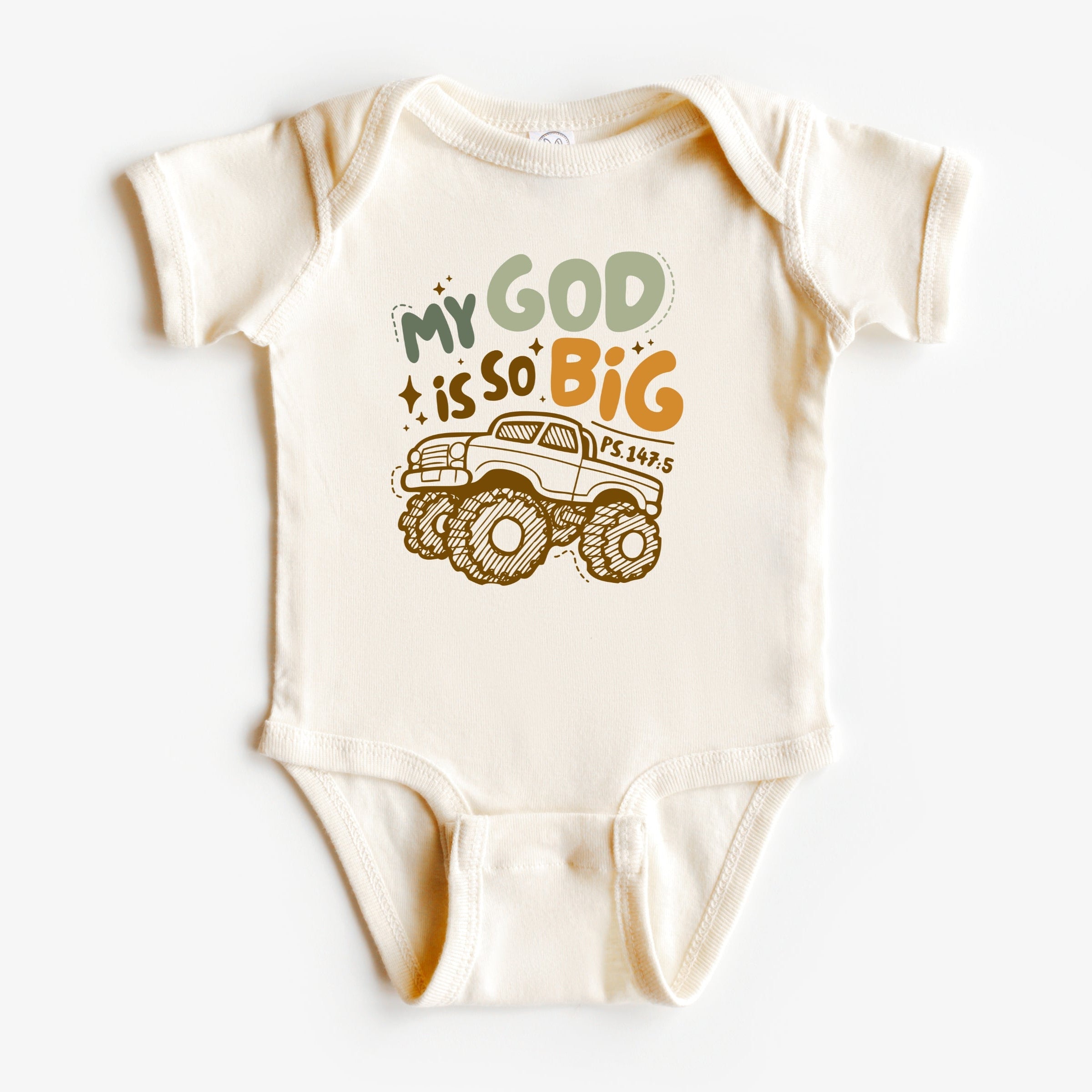 My God is so big- Short sleeve tee and infant bodysuit - Summit and Nest