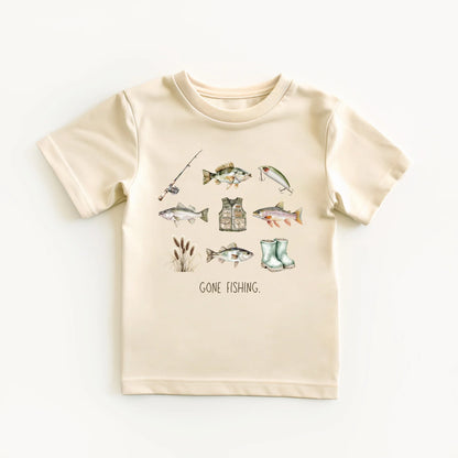 Gone fishing- Short sleeve tee and infant bodysuit - Summit and Nest