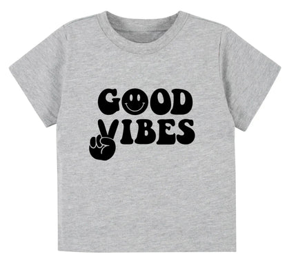 Good vibes- Children's shirt and infant bodysuit - Summit and Nest