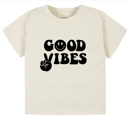 Good vibes- Children's shirt and infant bodysuit - Summit and Nest