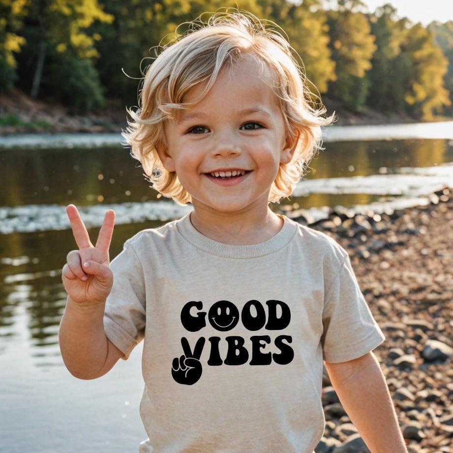 Good vibes- Children's shirt and infant bodysuit - Summit and Nest