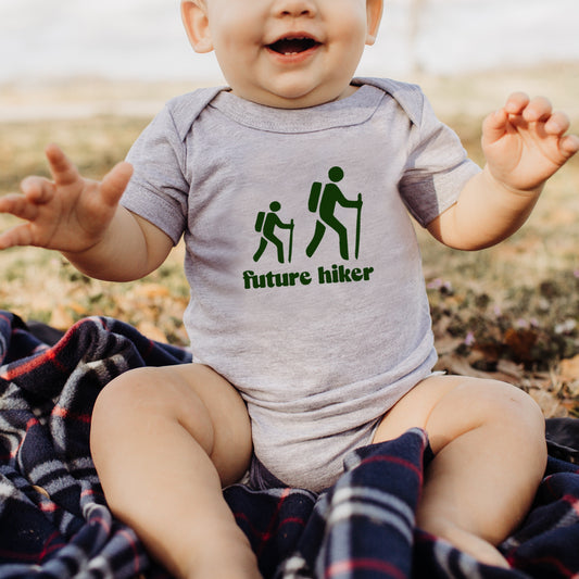 Future hiker- Children's shirt and infant bodysuit - Summit and Nest
