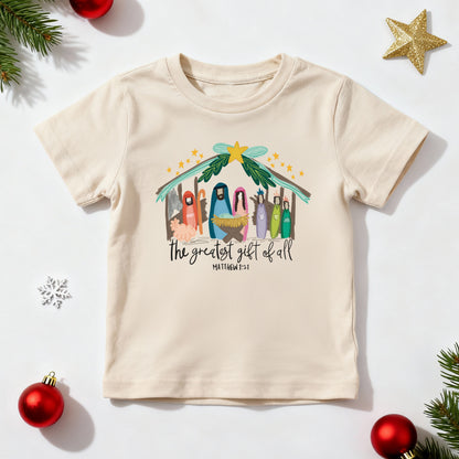 Greatest gift of all- Children's shirt and infant bodysuit - Summit and Nest