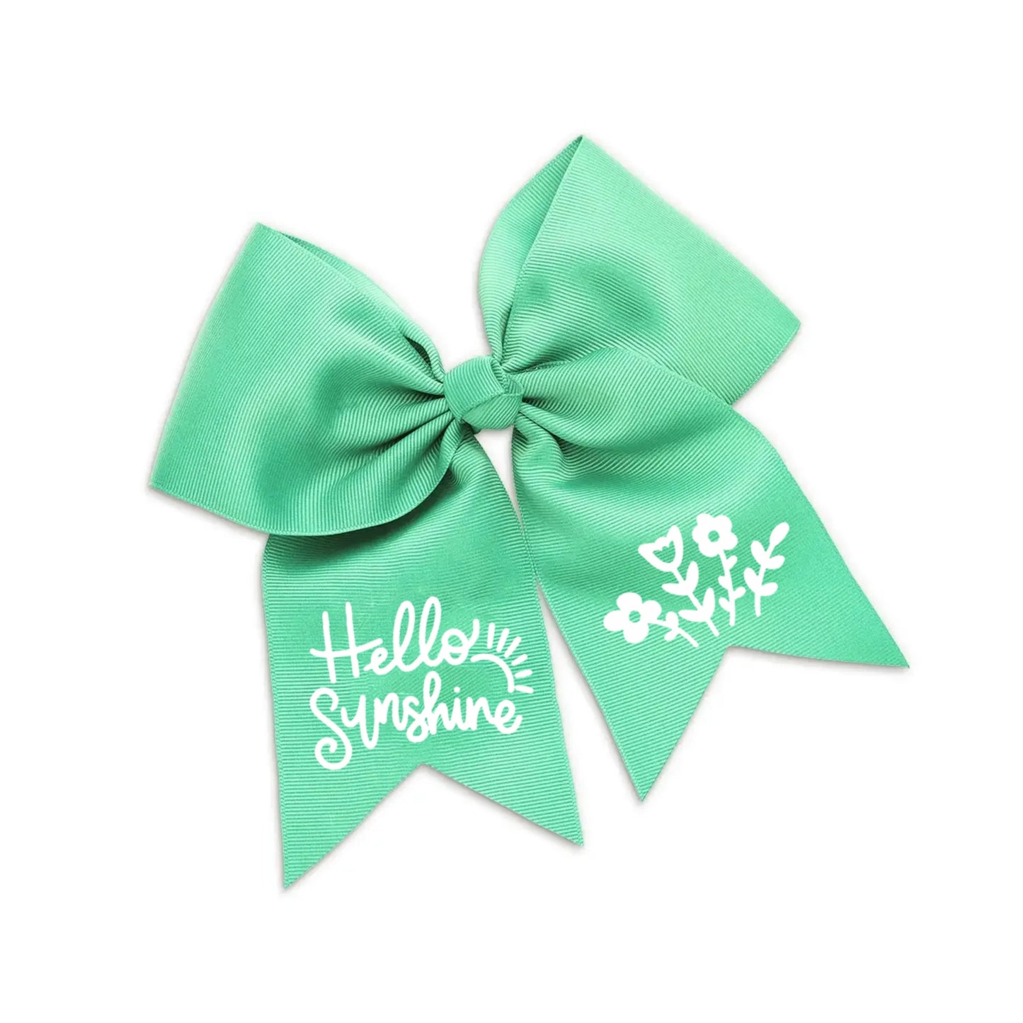 Hello sunshine hair bow - Summit and Nest