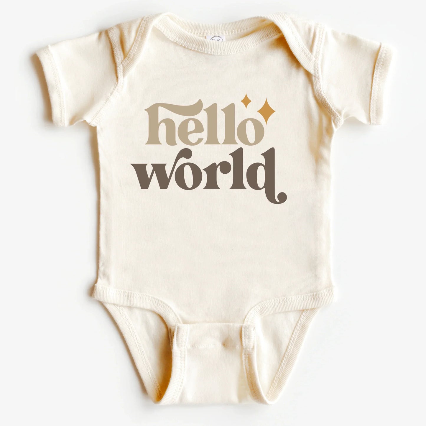 Hello world- Infant bodysuit - Summit and Nest