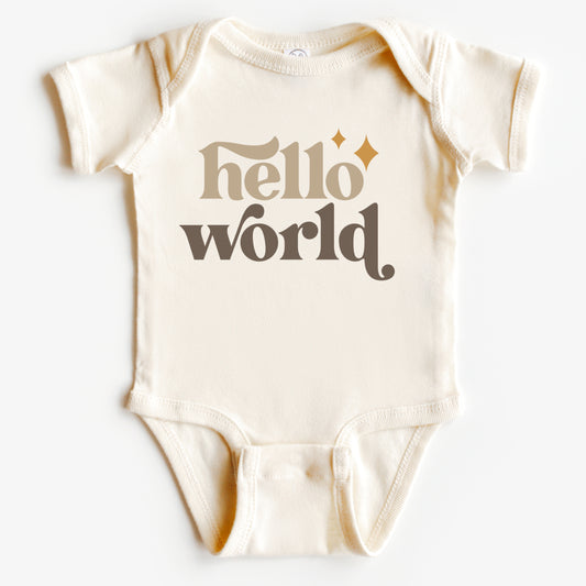 Hello world- Infant bodysuit