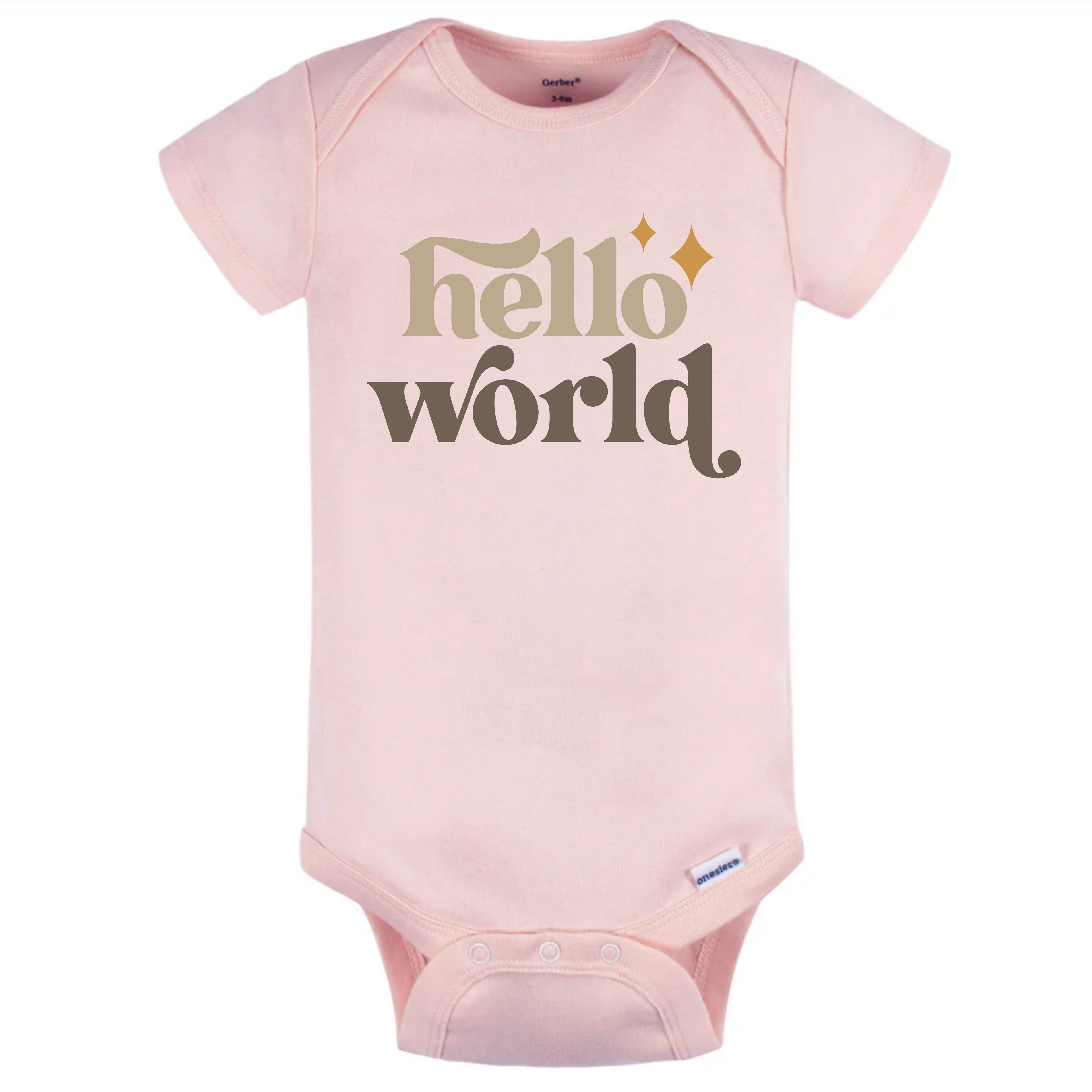 Hello world- Infant bodysuit - Summit and Nest