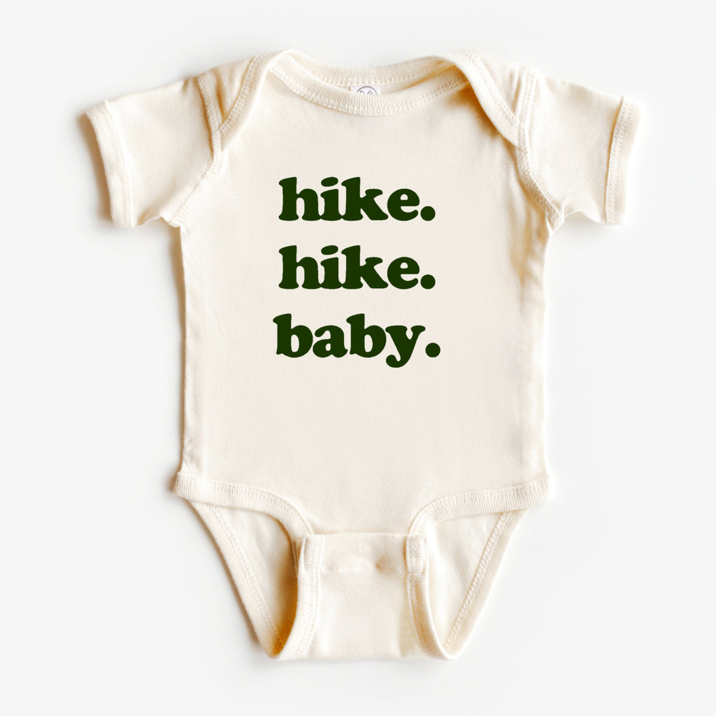 Hike. Hike. Baby.- Children's shirt and infant bodysuit - Summit and Nest