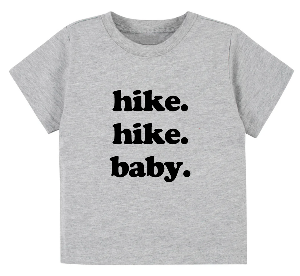 Hike. Hike. Baby.- Children's shirt and infant bodysuit - Summit and Nest